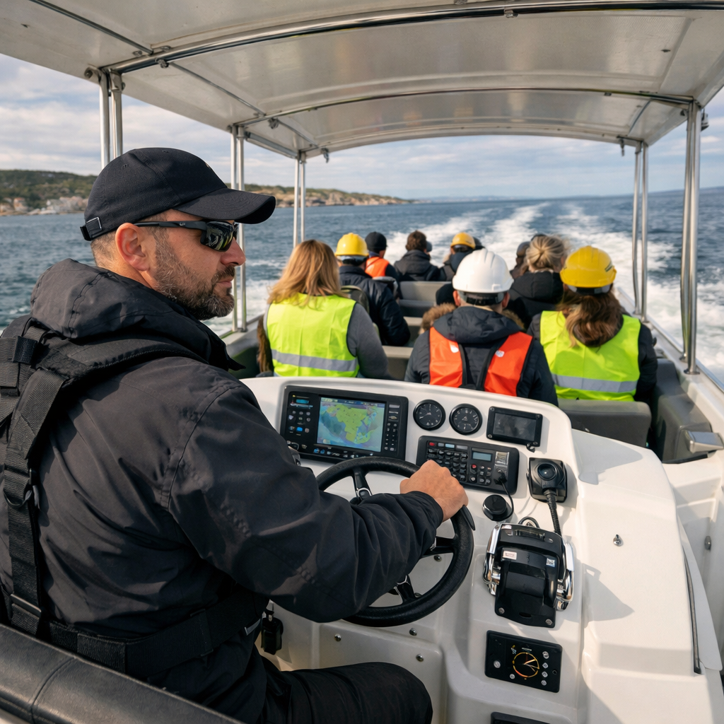 besoin de mon permis si je conduis un bateau moteur dans le cadre de mon travail?