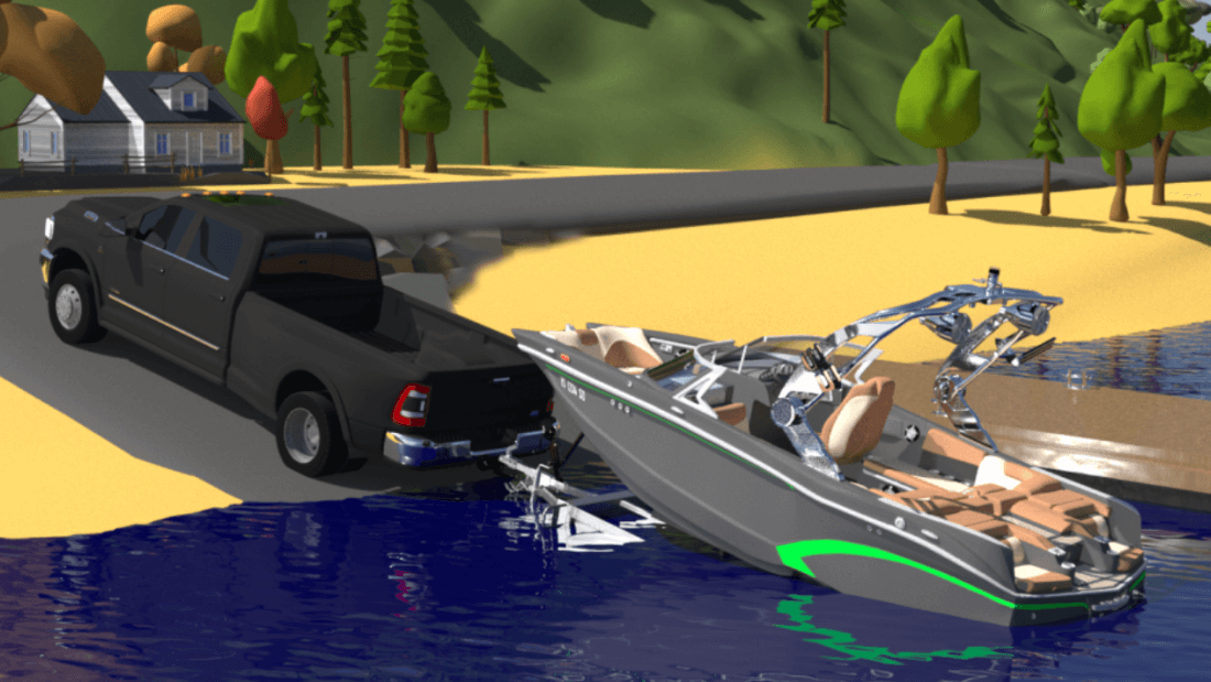 Comment mettre un bateau à l'eau à l'aide d'une remorque?