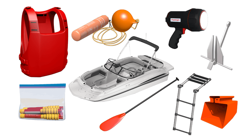 équipements de sécurité nautique obligatoires